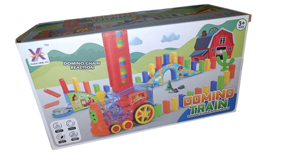 Поїзд "DOMINO" YXY955-3A, світло, музика