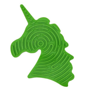 Дитяча розвиваюча дошка для сенсорної активності "Єдиноріг" GS0108 двостороння Зелений