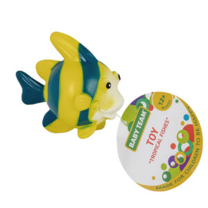 Дитяча іграшка для купання "Бризкаючі тропічні рибки" 8751_жовто-блакитна
