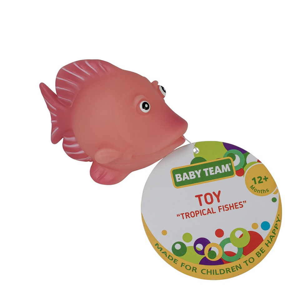 Дитяча іграшка для купання "Бризкаючі тропічні рибки" 8751_рожева