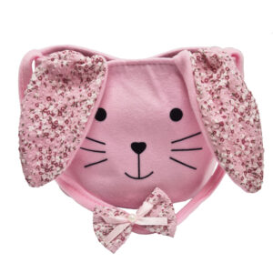 Дитяча сумочка "Зайчик" SK090D вушка, довга ручка, 1 відділення-липучка