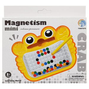 Дитяча магнітна мозаїка YM-80 дощечка, паличка