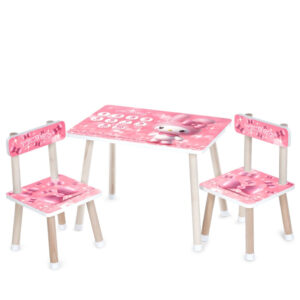 Дитячий Столик M 501-8 стільниця 60 х 40 см, 2 стільчики