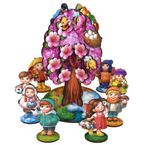 Дитяча настільна гра "Пори року абрикоса" (ПСД295) PSD295 дерев'яна