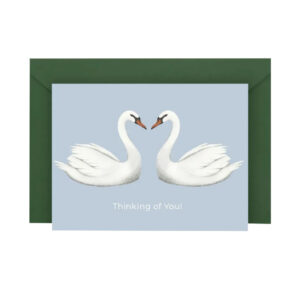 Листівка з конвертом Лебеді СS-GS-002