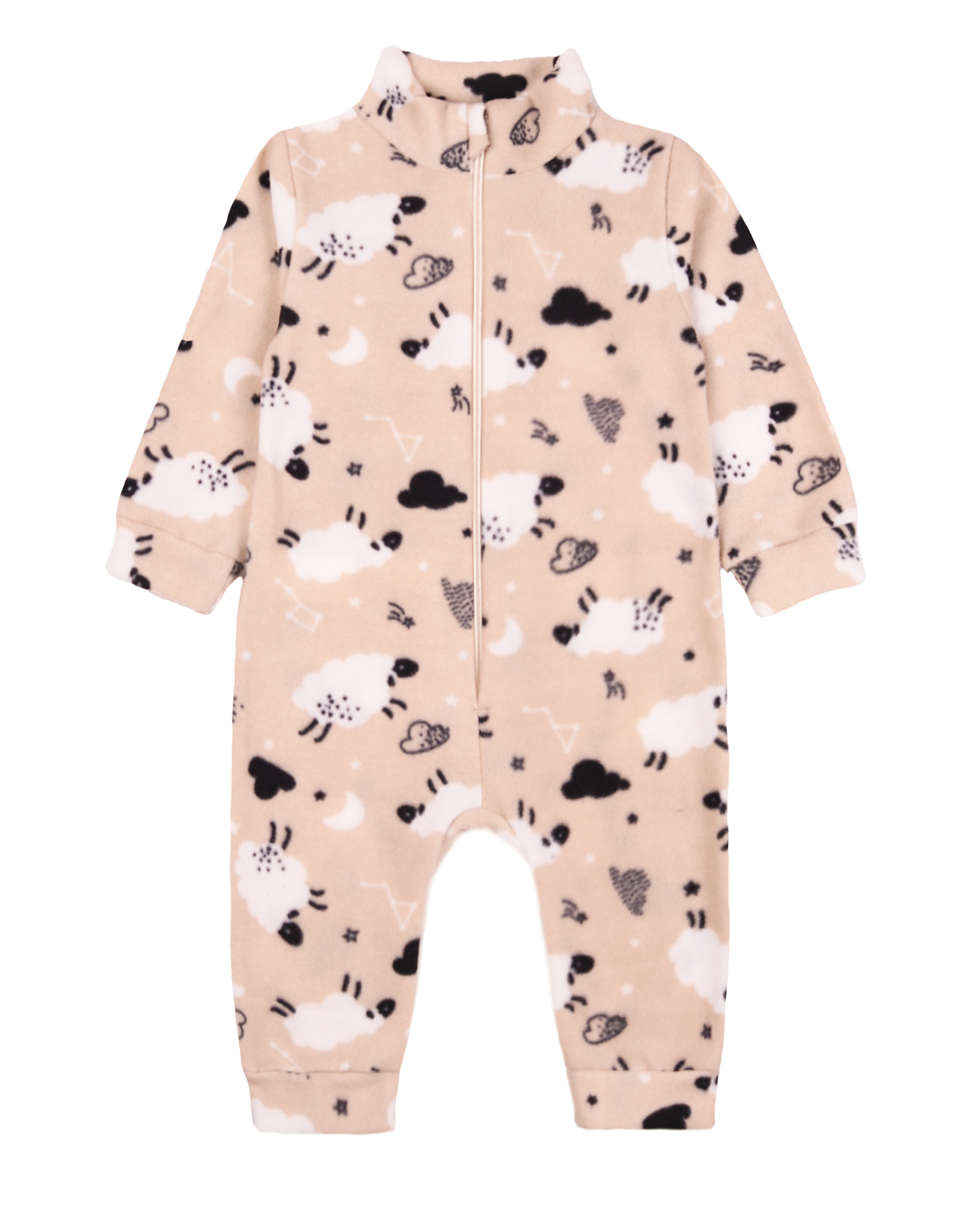 Ясельний флісовий ромпер "Ліам", Бежевий, 80 (1 рік)