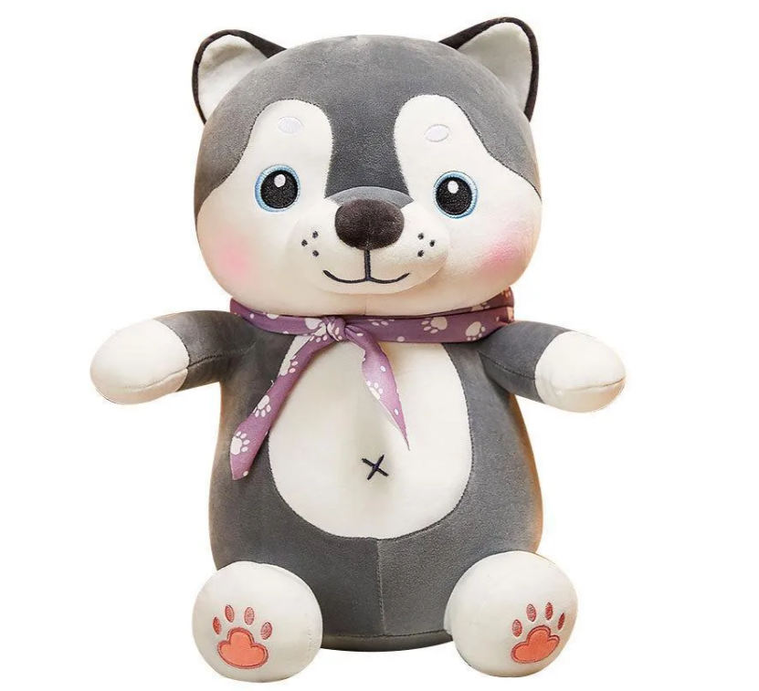 Дитяча м'яка іграшка "Собачка" L1131 іграшка з пледом, розмір 50 см