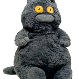 М'яка іграшка "Товстий кіт" K15215, 60 см Чорний