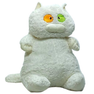 М'яка іграшка "Товстий кіт" K15215, 60 см Білий