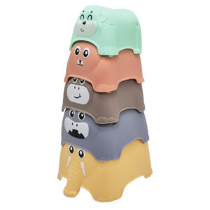 Іграшка для купання 666-01 Логіка пірамідка тварини