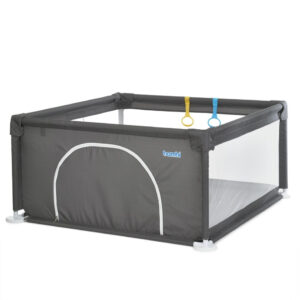 Дитячий манеж MR 1339-G, сірий, ширина з ніжками 132 см