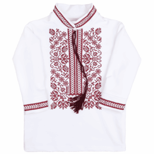 Вишиванка для хлопчиків "Тарас", Молочний, 128 (9 років)