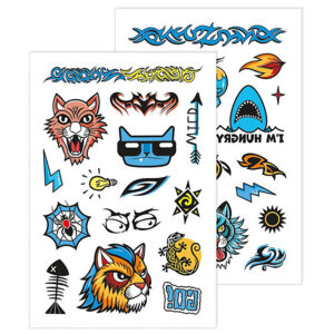 Тимчасові татуювання для старших хлопчиків Акула 10100699, 2 аркуші