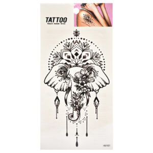 Тимчасове татуювання "Слон у квітах Tattoo" 1020-HM1651