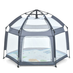 Дитячий манеж MR 1512 Silver Mist 146×127×110 см