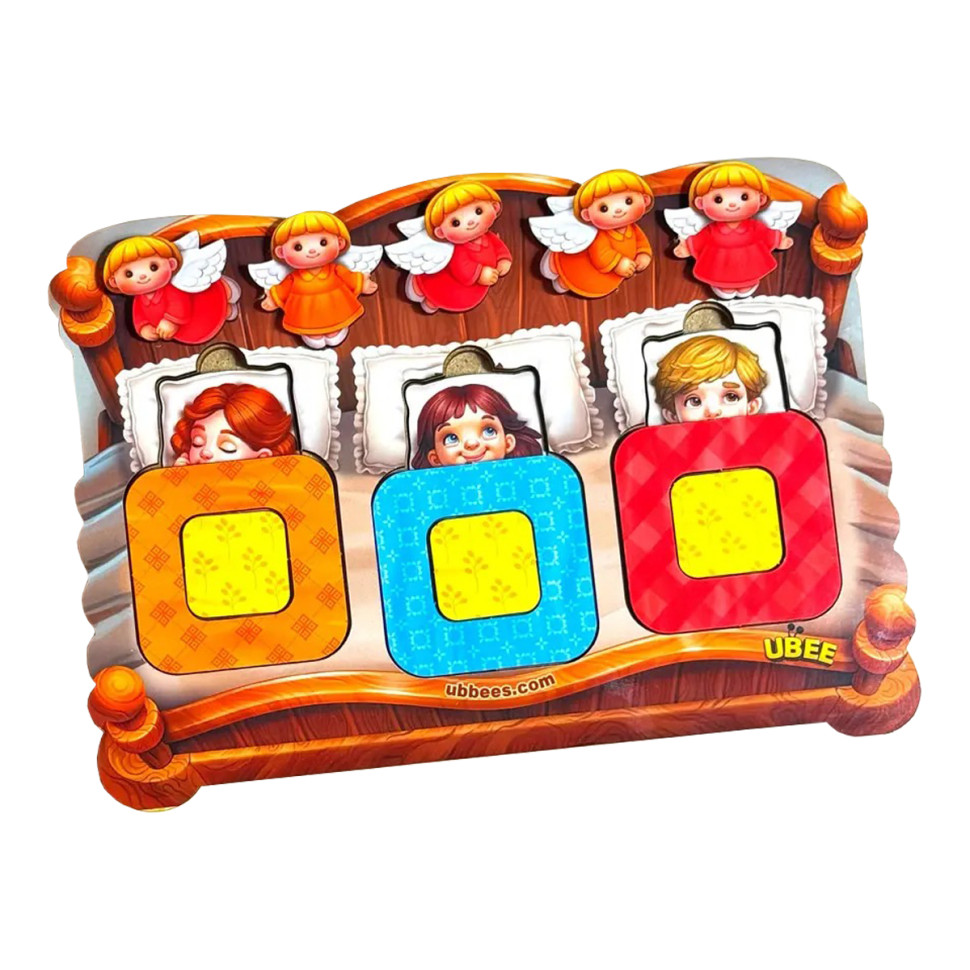 Дидактична гра для дітей "Малюки в ліжечку" PSD303 (ПСД303)