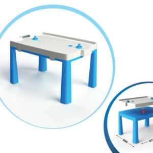 Дитячий ігровий стіл з настільним хокеєм 04580/1/2/3/4/5, 2в1 Синій