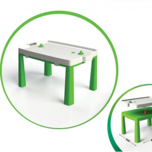 Дитячий ігровий стіл з настільним хокеєм 04580/1/2/3/4/5, 2в1 Зелений