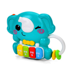 Дитяче піаніно "Слоник" 503-20 звуки тварин 15 см, музика