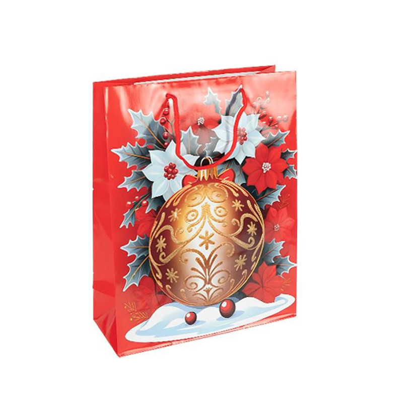 Пакет подарунковий "Новий Рік" 2578-3 розмір 18х21,5х8 см