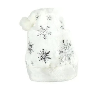 Шапка новорічна "Санта-Клауса" 6241-22(Silver) блискуча