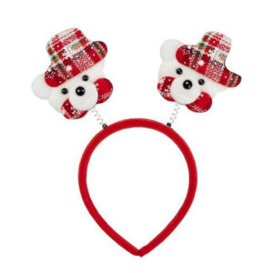 Обідок новорічний "Ведмідь" 2505-SP-4 розмір 22,5 см