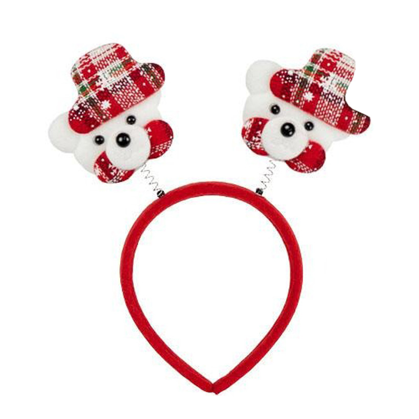 Обідок новорічний "Ведмідь" 2505-SP-4 розмір 22,5 см