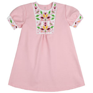 Сукня з вишивкою "Теона", Рожевий, 110 (5 років)