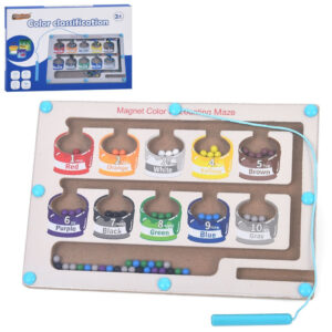 Дерев'яна іграшка Лабіринт  MD 0751 ігрове поле 22,5х15,5см