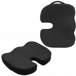 Ортопедична подушка для сидіння 4FIZJO 4FJ0613, 35x45x7 см, Black