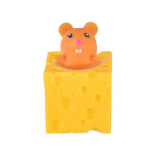 Дитяча іграшка сквіш Pop Up "Мишка у сирі" SQ-23(Brown) коричневий