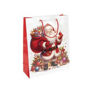 Подарунковий пакет "Новий Рік з Сантою" JA25-156-4 32х44х11 см
