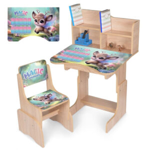 Дитяча парта N 2071-27-3 висота 3 положення, зі стільчиком