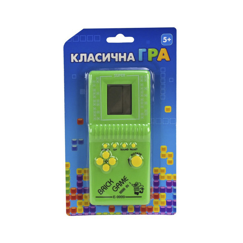 Дитяча інтерактивна іграшка "Класична гра Тетріс" 725-60(Green) зелений