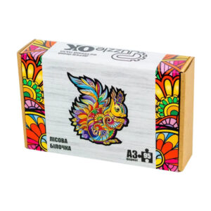 Фігурний дерев'яний пазл "Лісова білочка" PuzA3-00728, 95 деталей