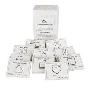 Набір дерев'яних головоломок "Wooden mini puzzle set" Заморочка 12en