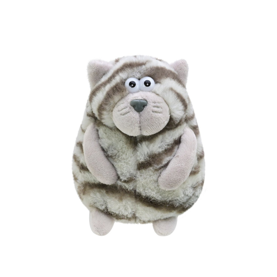Дитяча м'яка іграшка "Кумедний кіт" C6303(Grey) розмір 13 см