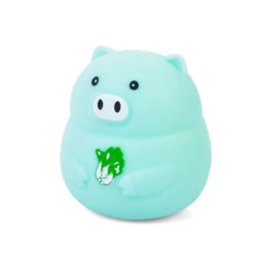 Дитяча іграшка-антистрес "Свинка" MS 3950(Turquoise) з борошном, 8 см