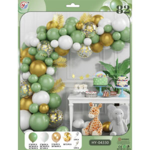 Набір повітряних куль для створення фотозони-арки HY-04330, 82 штуки