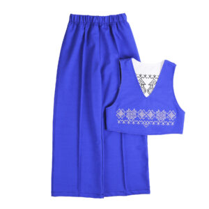 Комплект двійка для дівчат "Крила", Електрик, 116 (6 років)