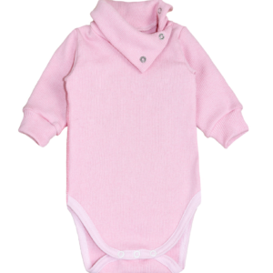 Ясельний боді з начосом №21, Рожевий, 62 (3 міс)
