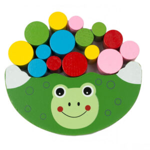 Дитяча іграшка балансир Божа корівка MD 1276 дерев'яна Жабка