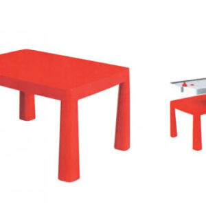 Дитячий ігровий стіл з настільним хокеєм 04580/1/2/3/4/5, 2в1 червоний