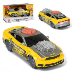 Іграшкова спортивна машина WY100 на батарейках  Жовта