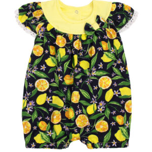 Пісочник ясельний для дівчаток "Барбара", Лимонний, 62 (3 міс)