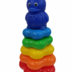 Дитяча розвиваюча пірамідка Colorplast 1-082, 6 секцій