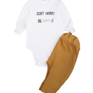 Ясельний комплект "Be Happy", Гірчичний, 68 (6 міс)