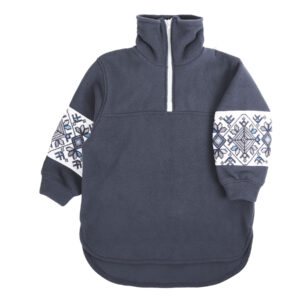 Дитячий джемпер фліска "Карпати", Темно-сірий, 116 (6 років)