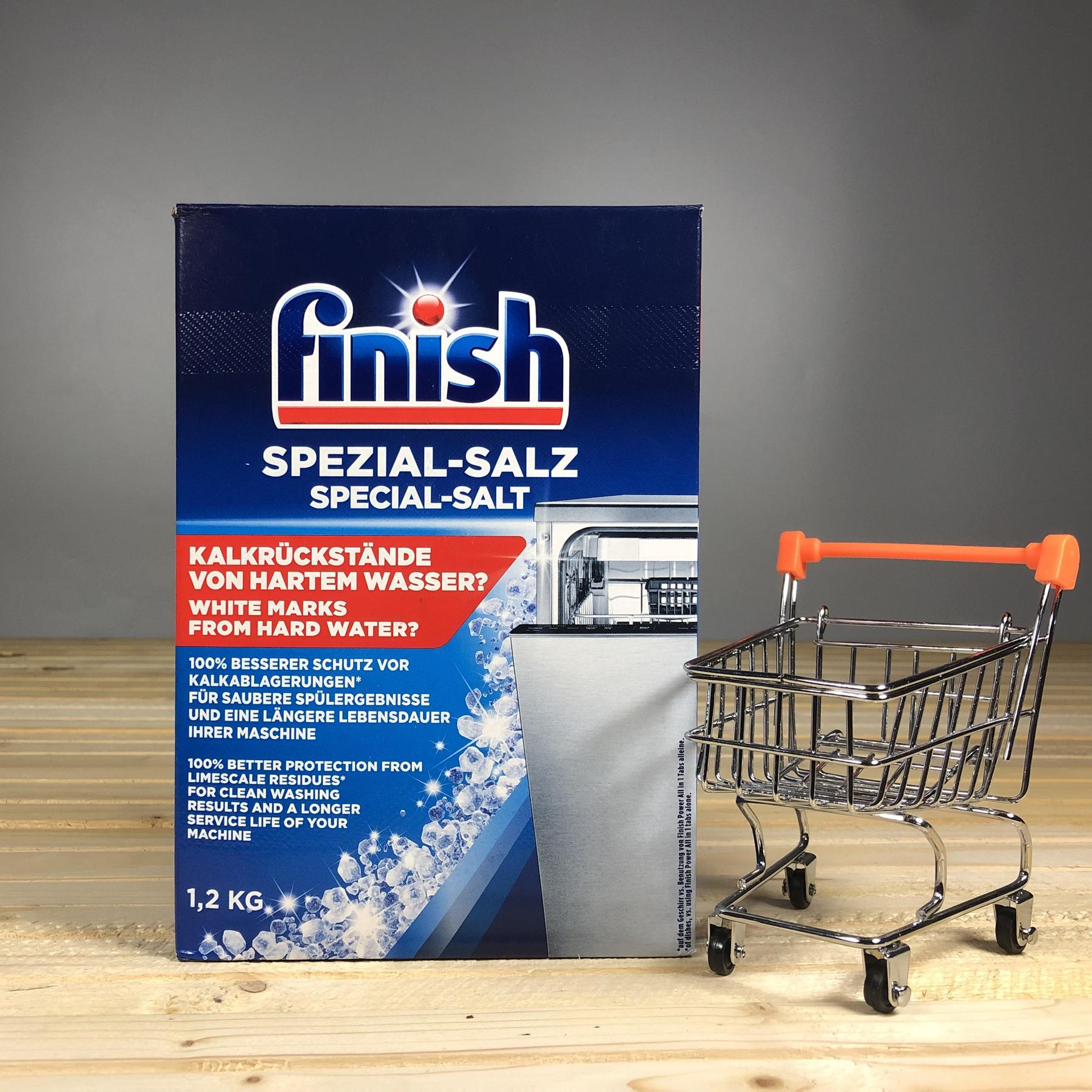 Сіль для посудомийних машин Finish Spezial Salz - 1,2 кг.