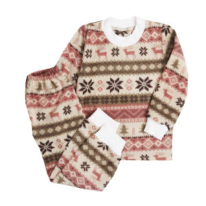 Дитяча флісова піжама, Пудровий, 92 (2 роки)